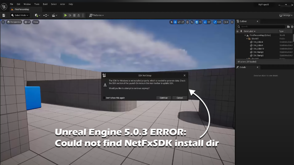 Ultimate Fix for Unreal Engine 5.0.3 Error: Could Not Encounter NetFxSDK Install Dir